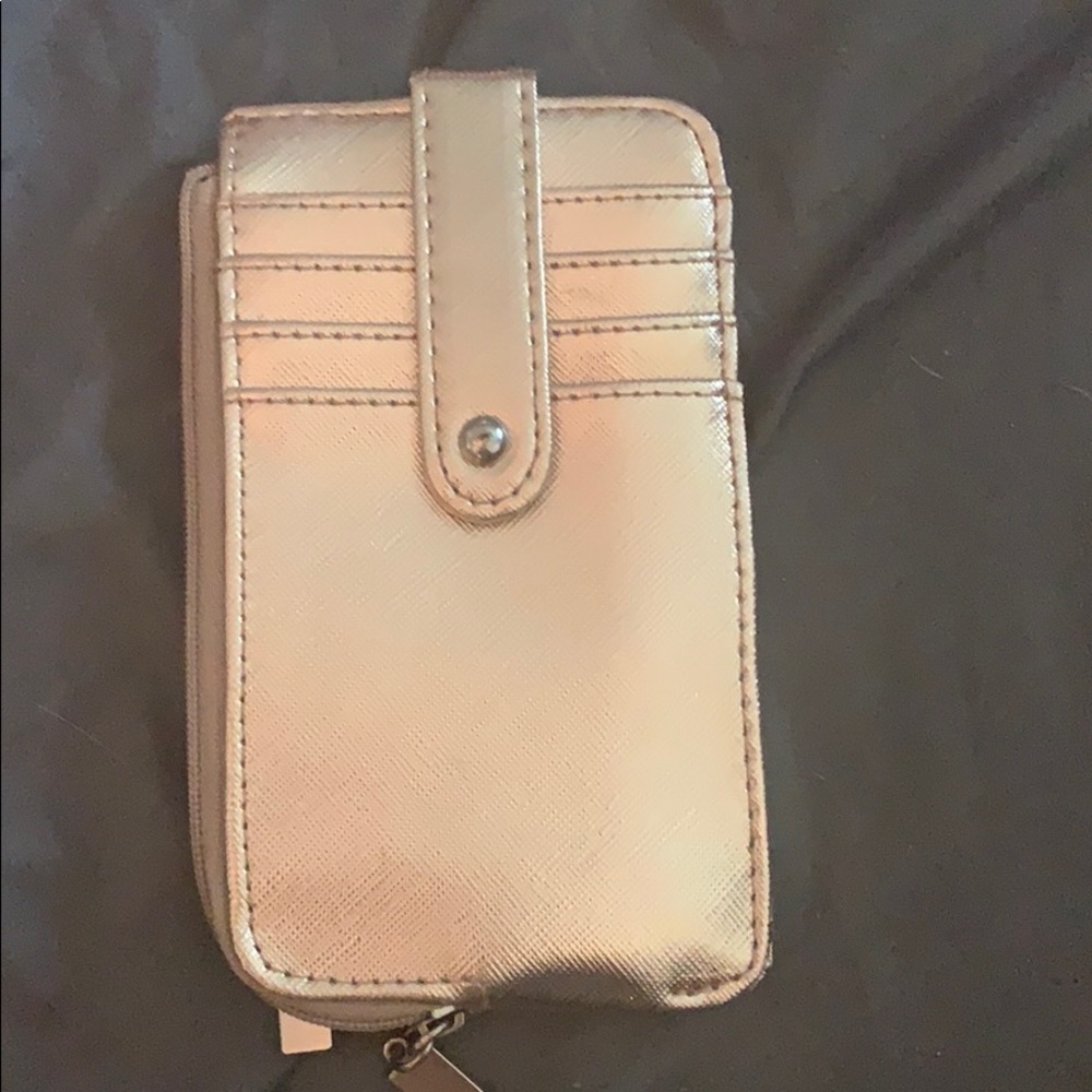 Rose gold wallet